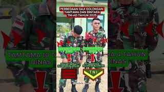 Download lagu Perbedaan gaji Golongan Bintara dan Tamtama🇮🇩🙏 #tni #tnidihatirakyat #tniad #army mp3