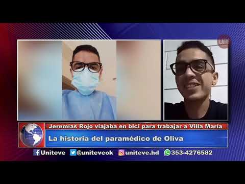 Consiguió trabajo el paramédico de Oliva