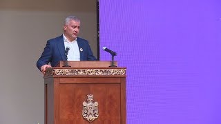 Ազգային բարերար Սամվել Կարապետյանի ելույթը Վեհարանի համալիրի բացման արարողությանը