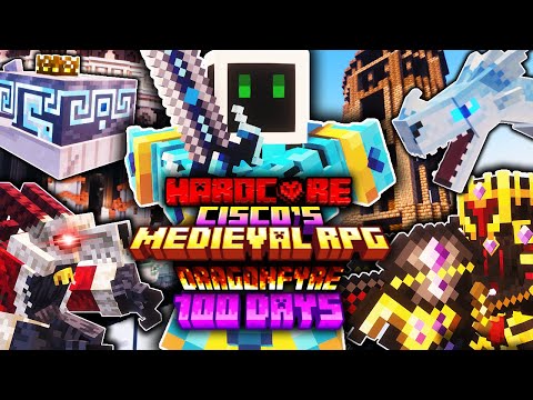 I Survived 100 Days as a DRAGON SLAYER in Cisco's Dragonfyre HARDCORE...