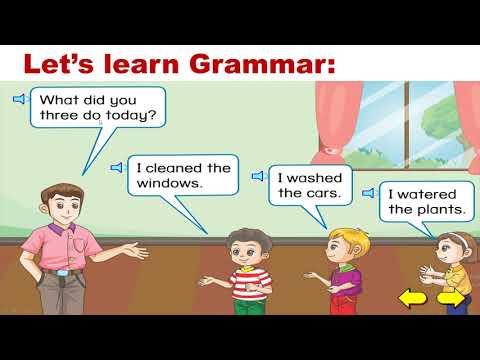 Aprenda a ouvir, aprenda a responder, Vamos aprender gramática/ponto gramatical | Período: 1 – semana 10 | G5