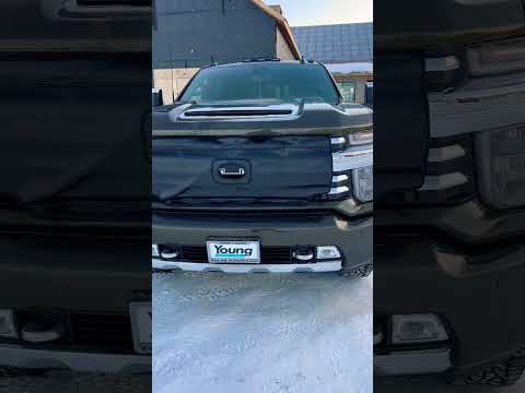 Leather grill cover on a Silverado High Country 2500 L5P 🔥