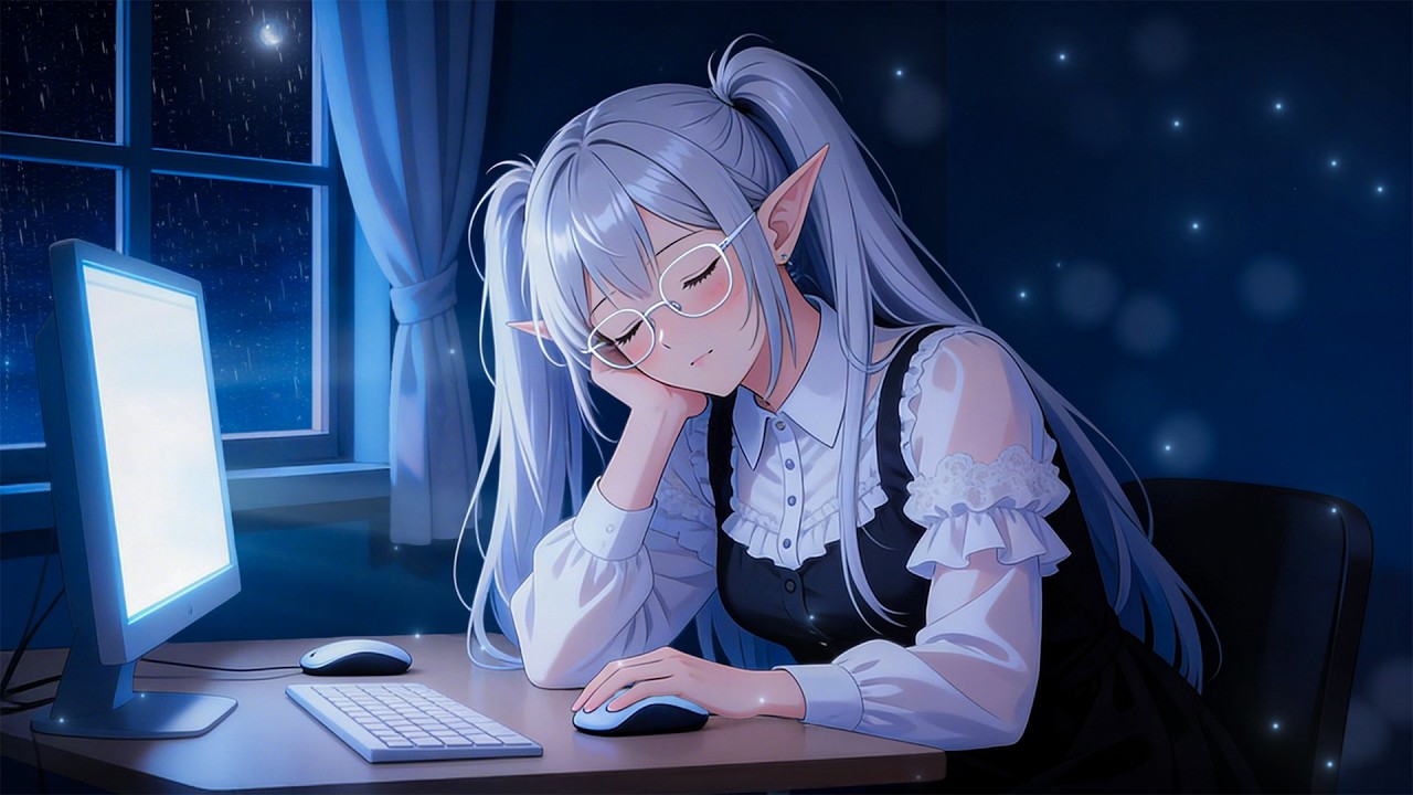 Fall Asleep Peacefully in 4 Min - Gentle Rain & Healing Piano to Release Stress & Overthinking