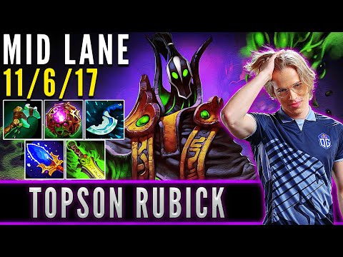Topson  [ Rubick ]  Mid Lane Pro Gameplay - Dota 2 Full Game