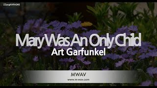 Art Garfunkel-Mary Was An Only Child (MR/Instrumental) [ZZang KARAOKE]