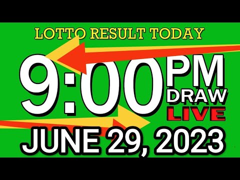 LIVE 9PM LOTTO RESULT TODAY JUNE 29, 2023 LOTTO RESULT WINNING