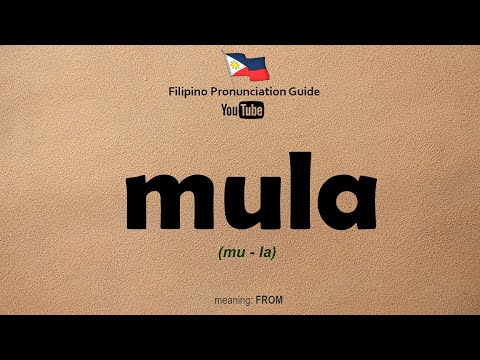 How to Pronounce MULA | Learn Filipino Language | English Tagalog Useful Everyday Phrases
