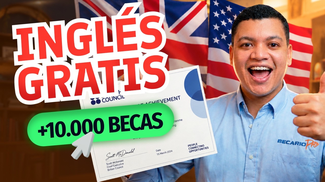 Becas Completas para Aprender Inglés Gratis con Certificado