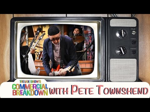 Pete Townshend "Let My Love Open The Door" - The Late Show's Commercial Breakdown