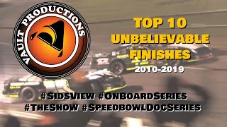Best of Sid's View Channel  | Top 10 Unbelievable Finishes