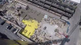 Slab-on-grade goes in at 111 South Peoria