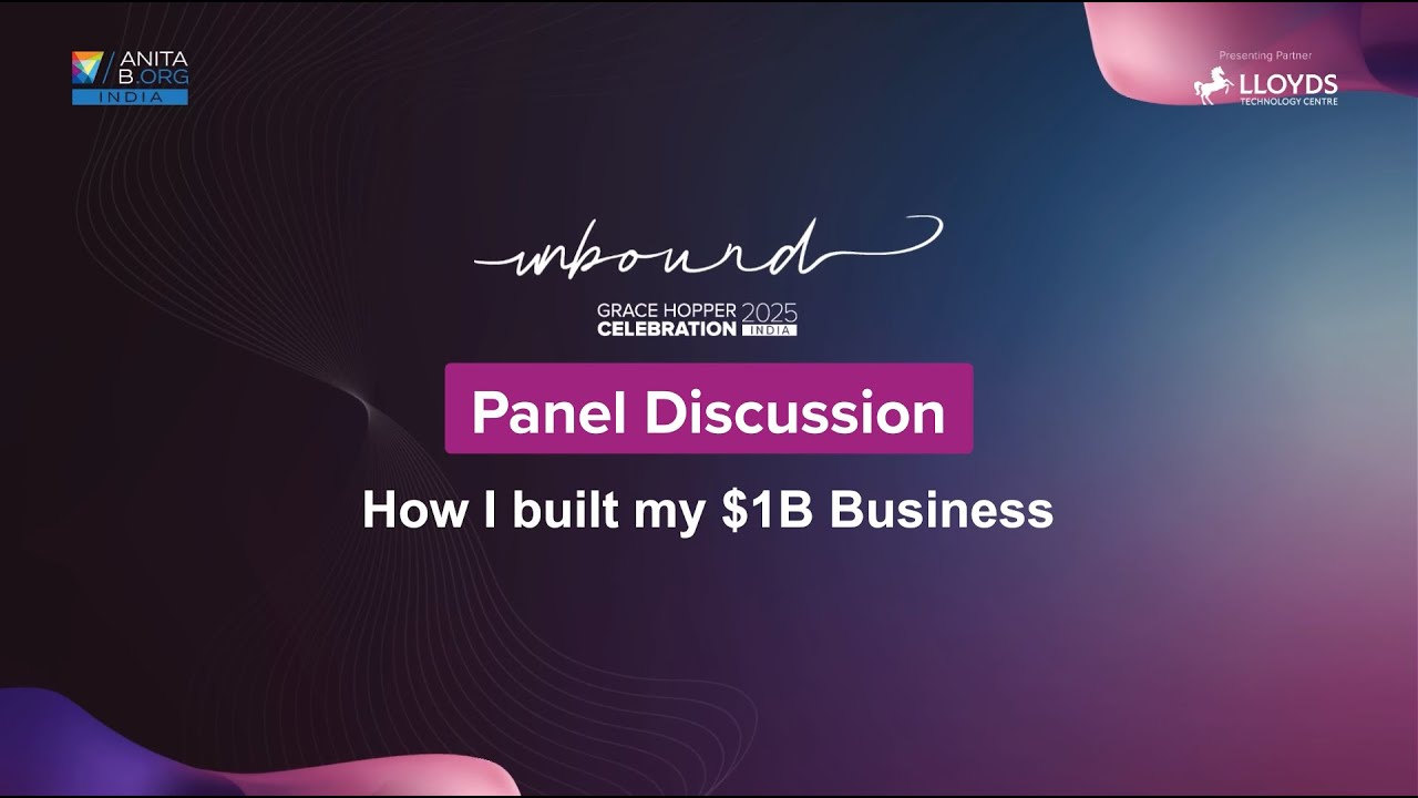 #GHCI25 | Entrepreneurship Track- Day 2 | Opening keynote:  How I built my $1B Business