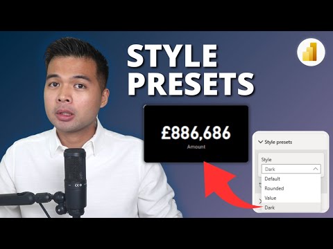 Set Up STYLE PRESETS THE EASY WAY // Power BI Template Styles using JSON