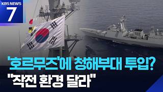 한국 정부, 호르무즈 파병 '신중'… 청해부대 투입 시 비대칭 위협 노출 우려