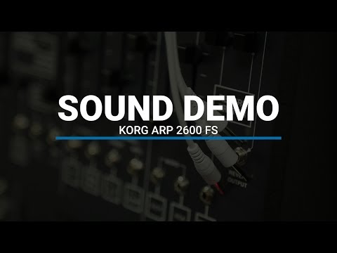 Korg ARP 2600 FS – Sound-only demo