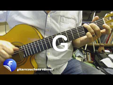 Lär dig spela gitarr - Gitarr för nybörjare - Jag drömmer om en jul hemma - Janne Höijer