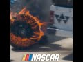 Hailie Deegan's tire catches fire at Atlanta | #shorts