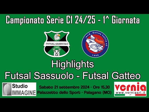 Highlights Futsal Sassuolo - Futsal Gatteo | G1 Serie C1 2024/25