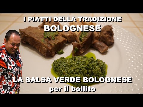 LA SALSA VERDE BOLOGNESE per bollito e carni miste