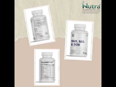 Hair Skin And Nails Tablets, For Personal, Packaging Type: Bottle