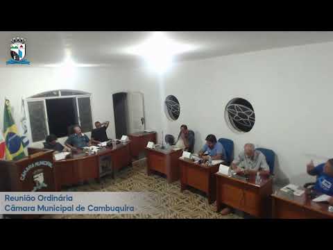 Transmissão da Reunião Ordinária da Câmara Municipal de Cambuquira - 01/04/2024