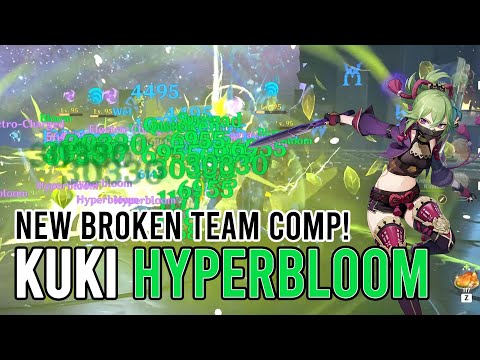 Kuki Hyperbloom is BROKEN - Spiral Abyss Floor 12 1st Half showcase | Genshin Impact