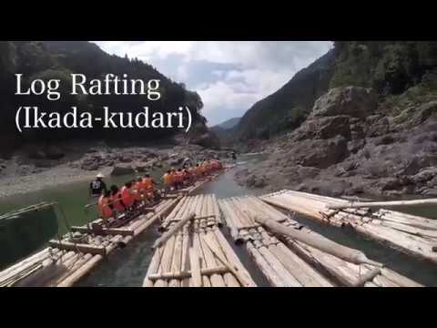 Ikada Kudari log rafting in Kitayama