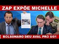 ELA É SUJA MENSAGENS DE ZAP COMPLICAM BOLSONARO E EXPÕE MICHELLE VOU MORRER NA CADEIA DIZ JAIR