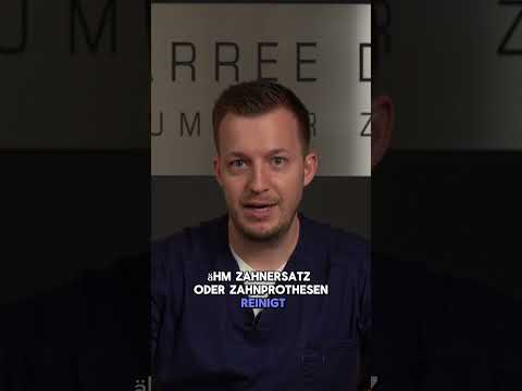 Reinigung von Zahnersatz und Schienen | Neues Video um 19 Uhr online! #sneakpeek #shorts #aligner