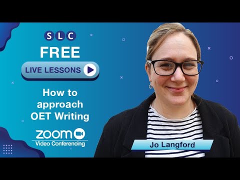 OET LIVE LESSON | How to approach the OET Writing