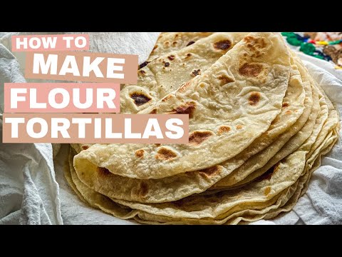 Authentic Flour Tortilla Recipe (Vegan, From Scratch)
