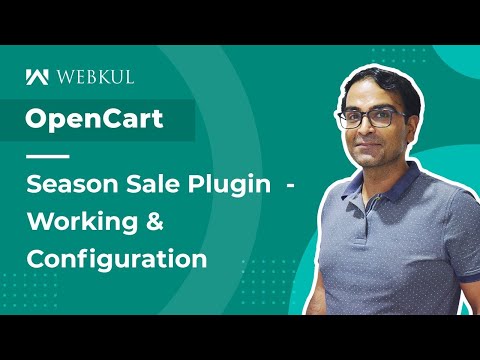 OpenCart Season Sale Plugin - Working