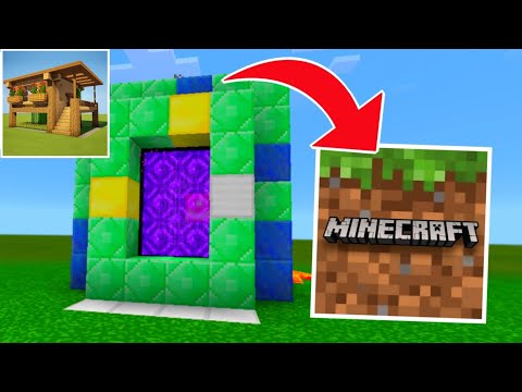 How to Make PORTAL TO THE MINECRAFT DIMENSION in Block Crazy Robo World