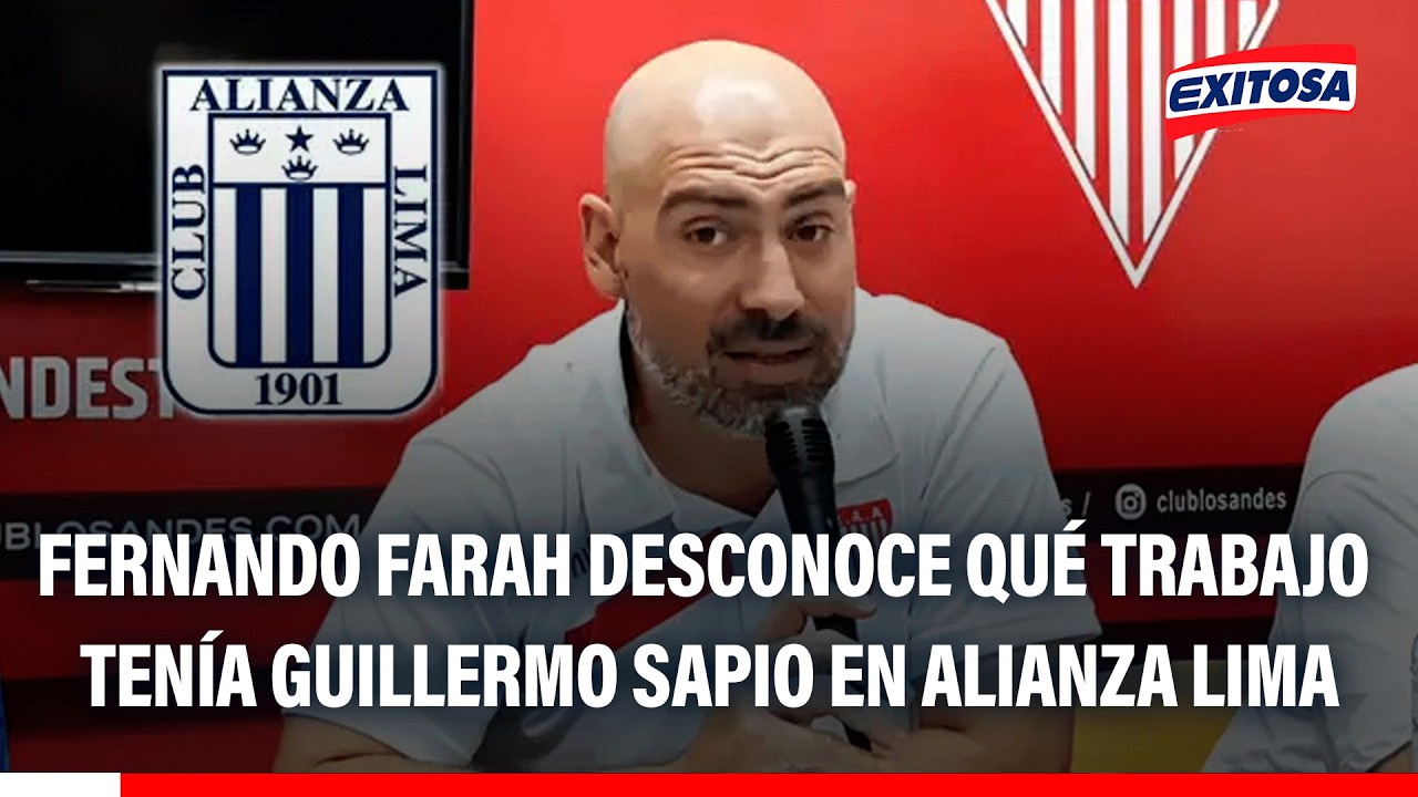 🔴🔵 Fernando Farah desconoce función que tenía el representante de Paolo Guerrero en Alianza Lima