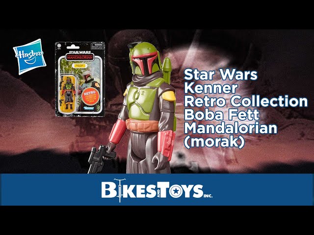 Vídeo relacionado con Star Wars Hasbro colección Retro - Juguete Boba Fett (Morak) a Escala de 9.5 cm The Mandalorian, Figura de colección, Edad: 4 + (F4461)