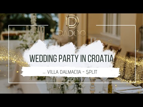 Heiraten in Kroatien 🇭🇷 I MC DADOO LIVE I Villa Dalmacija I Split #croatiawedding