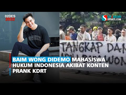 Baim Wong Didemo Mahasiswa Hukum Indonesia Akibat Konten Prank KDRT