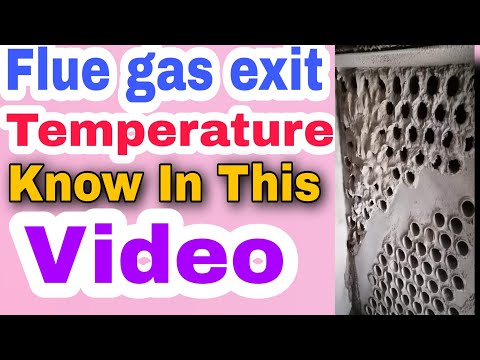 What is  flue gas exit temperature
