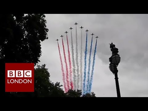 London RAF 100 Flypast - BBC London