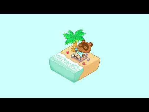 Animal Crossing • Relaxing Music with Ocean Waves 🌊