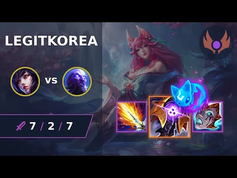 [ LegitKorea ] Ahri MID vs Ryze | NA MASTER | LOL Season 2024