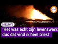 Groot verdriet na afbranden strandpaviljoen