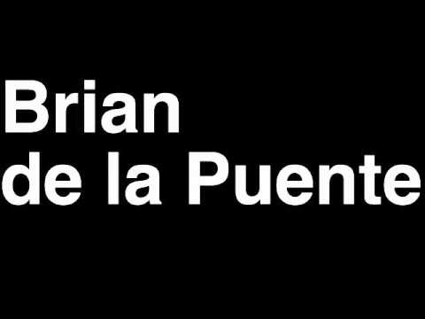 How to Pronounce Brian de la Puente New Orleans Saints NFL Football Touchdown TD Tackle Hit Yard Run