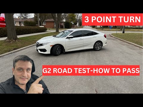 Driving Test :Master Three-Point Turn with Step-by-Step Guidance for a Confident Pass(FREE COURSE)