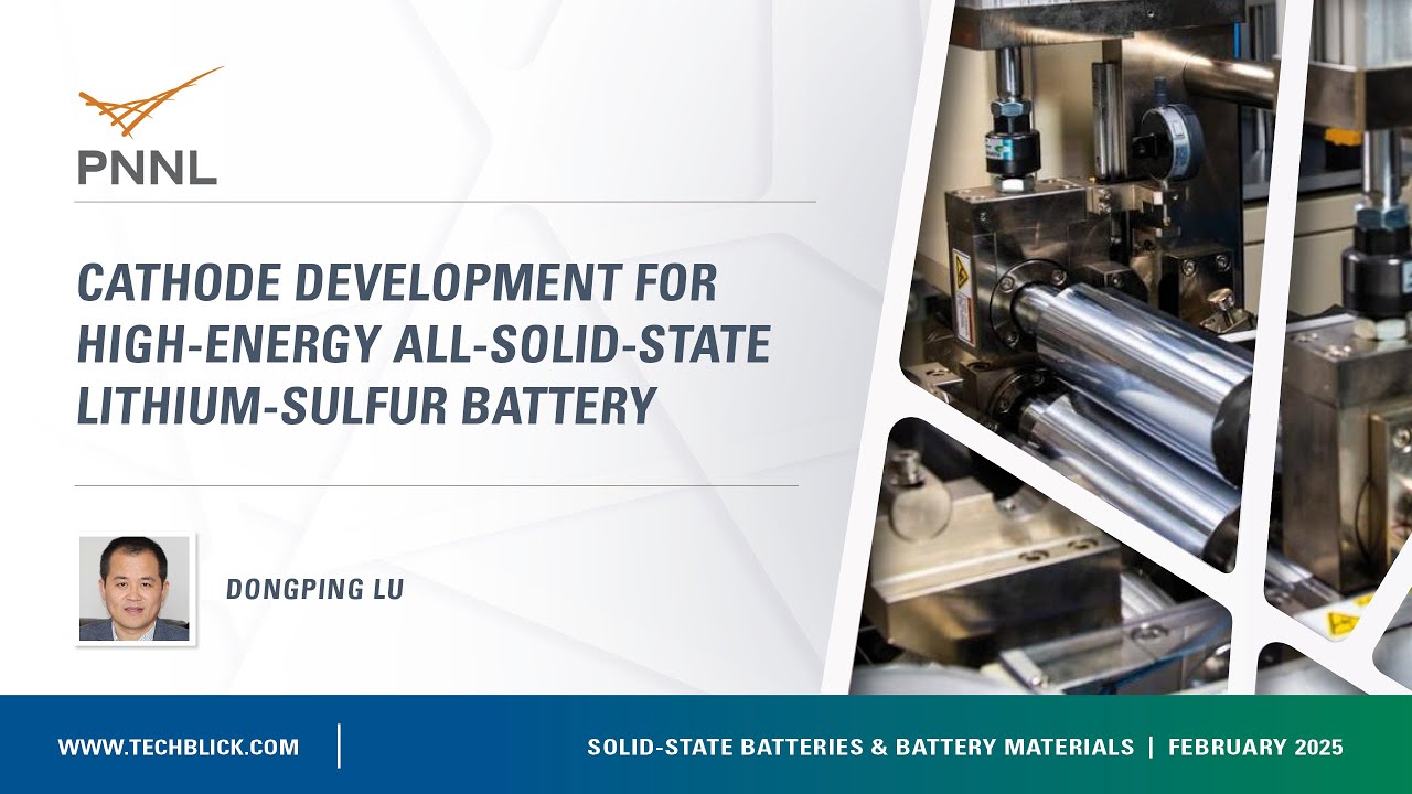 PNNL | Cathode Development for High-Energy All-Solid-State Lithium-Sulfur Battery
