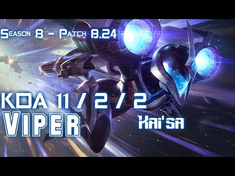 Viper KAI'SA vs VAYNE ADC - Patch 8.24 KR Ranked