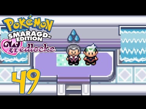 Let's Play Pokemon Smaragd Wedlocke Challenge Part 49 - Kampf mit Juan um den Schauerorden