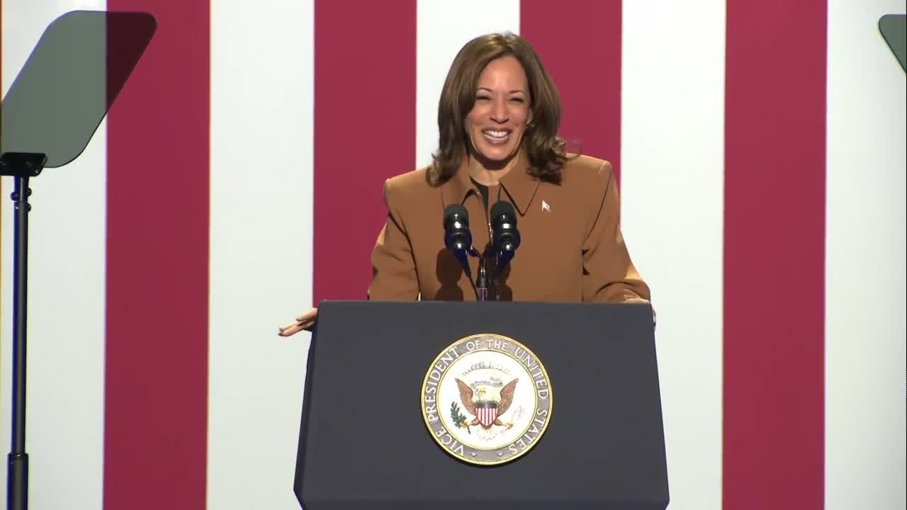 Full speech: Kamala Harris campaigns with Michelle Obama in Kalamazoo
