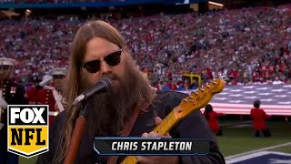 Super Bowl LVII: Chris Stapleton gives a moving rendition of the &#39;National Anthem&#39; | NFL on FOX