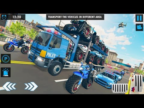 US Police Monster Truck Transport Ship Simulator (Brilliant Gamez) | Android Gameplay